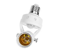 HOLIDYOYO Portalampada Con Rilevatore Infrarosso Regolabile Base Lampada Rilevamento Movimento Per Illuminazione Intelligente Installazione Facile e Risparmio Energetico Struttura Robusta