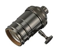 HOLIDYOYO Portalampada Vintage in Alluminio Die Casting Supporto Lampada Sospensione Retro Per Lampadine Esposte Resistente Al Calore Per Cucina Soggiorno Bar e Ristoranti