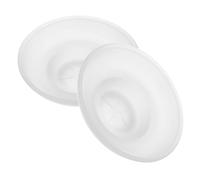 HOLIDYOYO Portasapone da Bagno 2 Pezzi in Vetro Trasparente Drenaggio Automatico, Porta Saponetta per Doccia e Lavello, Piatto Porta Sapone che Evita L'inzuppamento