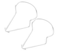HOLIDYOYO Protezione Lama Decespugliatore in Acciaio Inox Argento, 2 Pezzi | Tosaerba Elettrici e Rifinitori, Montaggio Saldo, Tutela le Lame, Prolunga la Durata Dell’accessorio