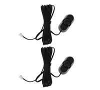 HOLIDYOYO Regolatore di Volume e Materiale Pvc 2 Pezzi per Amplificatore Auto Design Resistente per Viaggi in Campagna