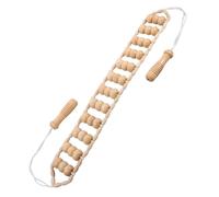 HOLIDYOYO Rodillo De Masaje Manual De Madera con Mango Ergonómico Para Relajación Muscular Modelado Corporal Herramienta Práctica Para Masaje Espalda Cuerpo Casa