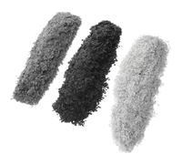 HOLIDYOYO Scaglie di Pavimento Epossidico 1 Kg per Vernice Cemento Interno ed Esterno Decorazione Pavimenti Garage e Muri Resina Epossidica Colore Nero Bianco Grigio