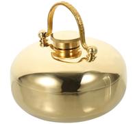 HOLIDYOYO Scaldamani Portatile in Rame Spesso 11 MM Coperchio Scaldapancia Ricaricabile per Ufficio e Uso Invernale Stufa ad Acqua Calda Compatta 13 CM per Mani Calde Fino Colore Casuale