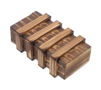 HOLIDYOYO Scatola scatola portaoggetti in legno per uomo Titolari piccolo Titolare chiave scatole puzzle per adulti oggetti dello scomparto nascosto contenitori a scomparti nascosti di legno