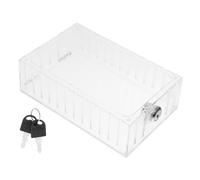 HOLIDYOYO Scatola Sicurezza per Termostato Trasparente con Chiave Custodia Termostato Facile da Installare Protezione per Regolatore Temperatura Elettrico su Parete Compatibile Maggior