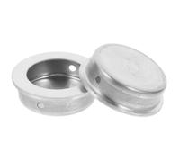 HOLIDYOYO Set 2 Maniglie Incassate in Acciaio Inox 304 per Porte a Scomparsa Apertura 35 MM, Adatte per Mobili Cucina e Armadi