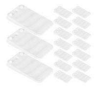 HOLIDYOYO Set 20 Pezzi Cunei di Livellamento in Plastica Rigida per Mobili, Piedini Regolabili Anti-oscillazione per Tavoli, Sedie e Wc, Livellatori per Pavimenti Irregolari e Superfici