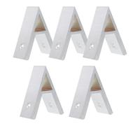 HOLIDYOYO Set da 5 Staffe Angolari a 45 Gradi in Lega di Alluminio per Profili 3030, Connettori per Estrusione di Alluminio per Strutture Industriali, Montaggio Viti, Adatti per Stampanti