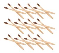 HOLIDYOYO Spazzolini da Denti in Bambù 30 Pezzi Setole Extra Morbide Manico Ergonomico Naturale Spazzolino Portatile per Adulti per Uso Domestico e Viaggi Adatto per Hotel e Pensioni