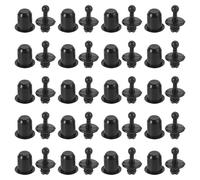 HOLIDYOYO Speaker Grille Retainers, Acoustic Panel Clips, Plastica Nero, 20 Set, per Speaker Grille, DIY Projects