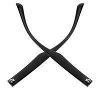 HOLIDYOYO Stanghette di Ricambio per Occhiali da Vista Tr90 Nere | Accessorio Leggero, Lunghezza Corretta, per Sostituire Bracci Rotti, Decorare Lenti, Coppia di Pezzi