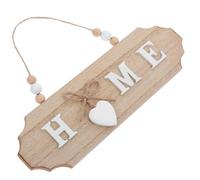 HOLIDYOYO Targa Da Appendere Alla Porta D'ingresso in Stile Rustico, Scritta "home Word" Con Scritta A Forma Di Cuore. Decorazione Da Appendere Alla Porta D'ingresso in