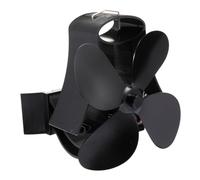 HOLIDYOYO Ventilatore per Silenzioso Alimentato Calore Elettricità Diffusore per e Caminetti Riscaldamento Efficiente e Ecologico