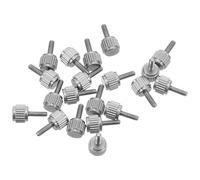 HOLIDYOYO Viti a Testa Zigrinata in Acciaio Inox M2X6Mm Set da 20 Pezzi per Strumenti di Misurazione Bulloni di Bloccaggio per Strumenti a Corsoio Elementi di Fissaggio per Regolazioni di