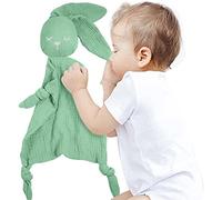 Holigie Baby Comfort Boppet Soft Bunny Toy per i neonati e le ragazze Sicurezza Comfort Cute coniglio coccoloso (verde)