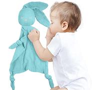 Holigie Baby Comfort Boppet Soft Bunny Toy per i neonati e le ragazze Sicurezza Comfort Cute coniglio coccoloso (azul)