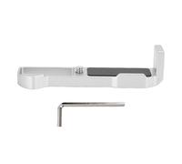 Holigie Base Plate, L Quick Release Plate for G7X3 Camera, Aluminum Alloy Camera Extension Base with Cold Shoe Mount and 1/4 Inch Screw Hole (Silver)