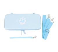 Holigie Custodia Switch 2, custodia rigida protettiva per console Switch 2, borsa da viaggio portatile impermeabile con cinghie per mani e spalle per l'uso quotidiano e avventuroso (Blu)