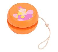 Holigie Educational Wooden Yo Yo, Allenatore di coordinamento per Gli Occhi per Gli Occhi sicuri e Non durevoli Adatti ai Bambini da Giocare e può Anche Essere Usato Come Un (Princesse Orange)