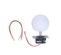 Holigie Joystick, Luz Colorida Interfaz 5P Eje de Joystick con Cable 5P Palo de Lucha Universal para Máquinas de Entretenimiento para Juegos Cool Running