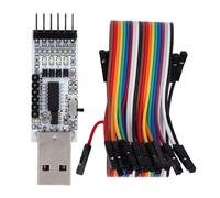 Holigie Modulo convertitore seriale da USB a TTL ad alta velocità da 50 bps a 3 Mbps, adattatore UART da USB 2.0 a TTL per comunicazione e sviluppo con PC