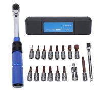 Holigie Set chiavi dinamometriche, chiave a con attacco da 1/4 di pollice 2-24N.m con cricchetto a 72 denti per attrezzature professionali, bici, motociclette e manutenzione elettrica