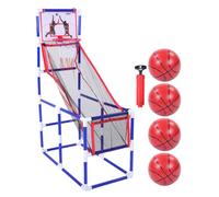 Holigie Set da Gioco da Basket, con 4 Palline e Pompa ad Aria per Giochi per Bambini al Coperto e all'aperto