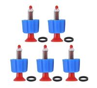 Holigie Valvola limitatrice di Pressione, valvola di Rilascio da 5 Pezzi per spruzzatore a Zaino 3L/5L/8L, valvola di Rilascio della Pressione in PP per Prato e Giardino (Red Blue)