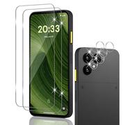 Holilo [2+2 Pezzi Vetro Temperato Pellicola per Fairphone 6 Pellicola Protettiva e Pellicola Fotocamera, Protezione Schermo Durezza 9H Anti-graffio Anti-Impronta