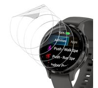 Holilo 4 Pezzi Pellicola Protettiva per Garmin Venu 3S, TPU Anti-Bolla Copertura Totale 3D HD Pellicola Proteggi Schermo Anti Scratch HD TPU Soft Film Vetro