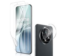 Holilo Pellicola Soft TPU per Realme 14 Pro Plus Vetro Temperato Pellicola Protettiva e Pellicola Fotocamera 2+2 Pezzi, Durezza 9H Protezione Schermo HD Anti-graffio Anti-Impronta