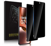 Holilo per Realme GT7 / Realme GT 7T Vetro Temperato Privacy Pellicola Protettiva, 2 Pezzi Anti Spy Schermo Protezione Sensibile Anti-Graffio,Durezza 9H
