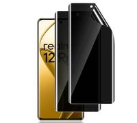 Holilo Privacy Pellicola Protettiva per Realme 12 Pro/Realme 12 Pro Plus 5G【2 Pezzi】 Anti Spy in Pellicola Soft TPU, Pellicola Durezza 9H Senza Bolle Protezione Schermo HD Anti-graffio Anti-Impronta