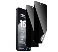 Holilo Privacy Pellicola Protettiva per Xiaomi 15T/15T Pro【2 Pezzi】 Anti Spy in Pellicola Soft TPU, Pellicola Durezza 9H Senza Bolle Protezione Schermo HD Anti-graffio Anti-Impronta
