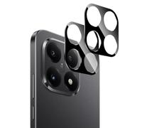 Holilo Protezione Fotocamera Posterior Pellicola per Xiaomi 15T/15T Pro,2 Pezzi Durezza 9H HD Anti-graffio Anti-Impronta Camera Vetro Temperato Pellicola Protettiva-Nero