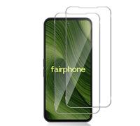 Holilo Vetro Temperato Pellicola per Fairphone 6 5G【2 Pezzi】 Pellicola Protettiva, Pellicola Durezza 9H Senza Bolle Protezione Schermo HD Anti-graffio Anti-Impronta