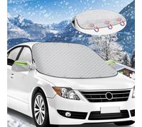 HOLKEU Copertura Parabrezza Auto, Ripiegabile Telo Copri Parabrezza per Auto Inverno Magnetico Protezione Parabrezza Antighiaccio Antighiaccio Universale Contro Neve, Ghiaccio, Gelo