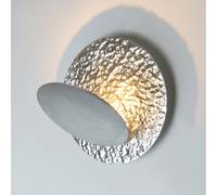 Holländer Applique a LED CORONARE, Ø 26 cm, color argento, metallo, dimmerabile Holländer