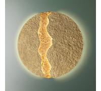 HOLLÄNDER Eruption lampada da parete LED, 2700 K, 1 x 19 W Ø80 P: 5 cm, 300 K 13230, Eruption [Lampade per Interni > Lampade a Parete]