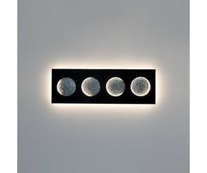 Holländer Applique LED Fasi Della Luna, nero/argento Holländer