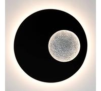 Holländer Applique LED Luina, Ø 80 cm, interno argento Holländer