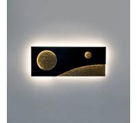 Holländer Applique LED Universo Spettro, nero/oro 300 K 13316