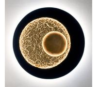 HOLLÄNDER Urano lampada da parete LED, 2700 K, 1 x 28 W Ø85 P: 4 cm, 300 K 13291, Urano [Lampade per Interni > Lampade a Parete]