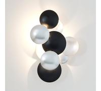 HOLLÄNDER Bolladaria lampada da parete LED, 2700 K, 3 x 3,2 W La: 27 A: 42 P: 10 cm, 300 K 13264 SS, Bolladaria [Lampade per Interni > Lampade a Parete]