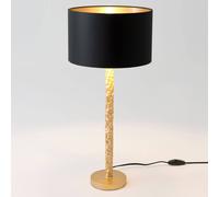 Holländer Lampada da tavolo Cancelliere Rotonda nero/oro 57 cm Holländer