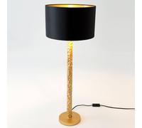 Holländer Lampada da tavolo Cancelliere Rotonda nero/oro 79 cm Holländer