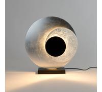 Holländer Lampada da tavolo LED La Bocca, argento, altezza 43 cm, a 2 luci, ferro Holländer