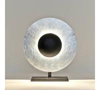 Holländer Lampada tavolo Satellite altezza 52cm argento/nero Holländer