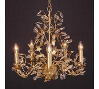 HOLLÄNDER Buono Medium lampada a sospensione E14 5 x 40 W Ø53 cm, 178 1507 G, Buono Medium [Lampade per Interni > Lampade a Sospensione]